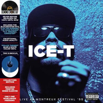 Ice-T - Live At Montreux Festival '95 (RSD 2025, Dark Blue & White Vinyl, 2 LPs)