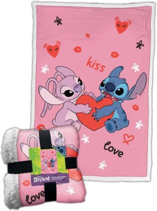 Couverture - Angel & Stitch - Lilo & Stitch - 100 x 150 cm
