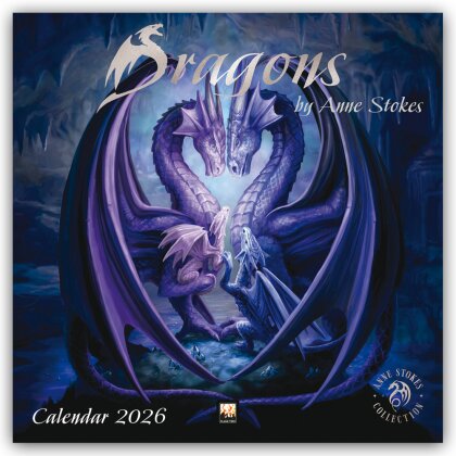 Dragons by Anne Stokes - Drachen von Anne Stokes 2026 - Original Flame Tree Publishing-Kalender [Kalender]