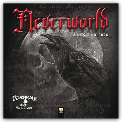 Alchemy Neverworld 2026 - Original Flame Tree Publishing-Kalender [Kalender]