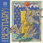 Bodleian Libraries - Medieval Bestiary Mini Wall Calendar 2026 (Art Calendar)