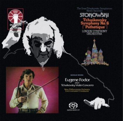 London Symphony Orchestra, Leopold Stokowski, Eugene Fodor & Peter Iljitsch Tschaikowsky (1840-1893) - Symphony No. 6 Pathétique/Violin Concerto Op. 35 (Hybrid SACD)