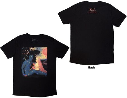 David Gilmour Unisex T-Shirt - Luck & Strange London 2 (Black) (Back Print & Ex-Tour)