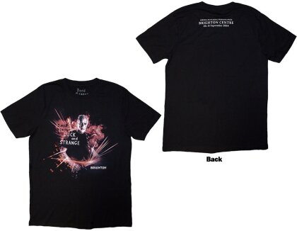 David Gilmour Unisex T-Shirt - Luck & Strange Brighton (Black) (Back Print & Ex-Tour)