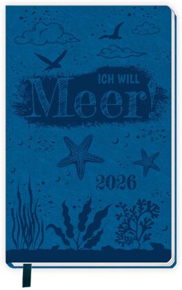 Trötsch Taschenkalender A6 Soft Touch Maritim 2026