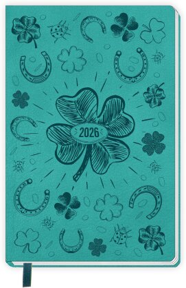 Trötsch Taschenkalender A7 Soft Touch Glück 2026