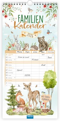 Trötsch Familienkalender Waldfreunde 2026