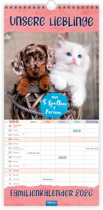 Trötsch Familienkalender Unsere Lieblinge 2026