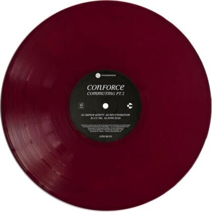 Conforce - Commuting Pt. 2 (Red Vinyl, 12" Maxi)