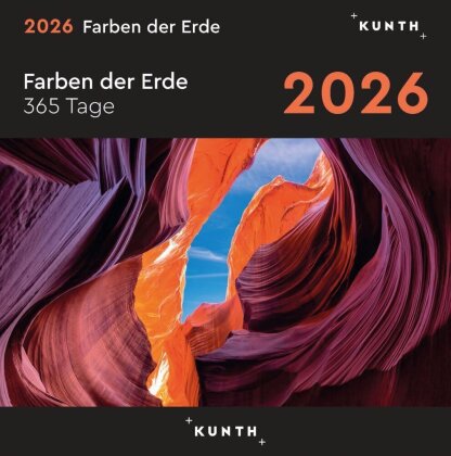 Farben der Erde - KUNTH 365-Tage-Abreißkalender 2026