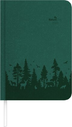 Wochen-Minitimer Nature Line Forest 2026 - Taschen-Kalender A6 - 1 Woche 2 Seiten - 192 Seiten - Umwelt-Kalender - mit Hardcover - Alpha Edition