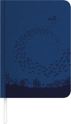 Wochen-Minitimer Nature Line Ocean 2026 - Taschen-Kalender A6 - 1 Woche 2 Seiten - 192 Seiten - Umwelt-Kalender - mit Hardcover - Alpha Edition