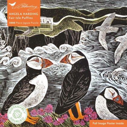 Puzzle - Angela Harding, Fair Isle Papageientaucher