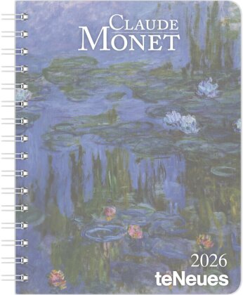 Claude Monet 2026 - Diary - Buchkalender - Taschenkalender - Kunstkalender - 16,5x21,6