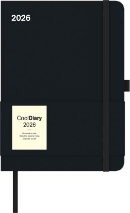 Black 2026 - Diary - Buchkalender - Taschenkalender - 16x22