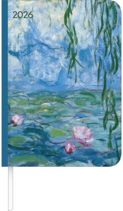 Lady Journal Monet 2026 - Taschenkalender A6 (10,7x15,2 cm) - Weekly - 192 Seiten - Notiz-Buch - Termin-Planer - Alpha Edition
