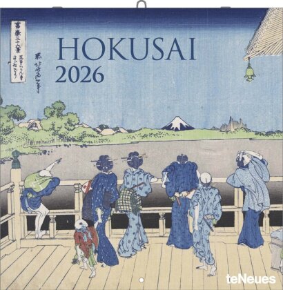 Hokusai 2026 - Wand-Kalender - Broschüren-Kalender - 30x30 - 30x60 geöffnet - Kunst-Kalender