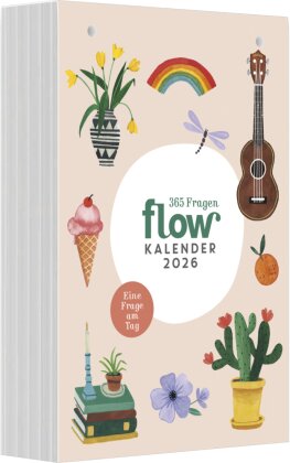 Der Flow Kalender - Tagesabreißkalender im Format 13 x 19