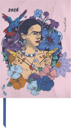 Frida Kahlo 2026 - Diary - Buchkalender - Taschenkalender - 16x22