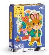 Bunny Bouquet 48 Piece Scratch & Sniff Shaped Mini Puzzle