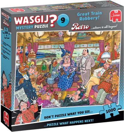Puzzle Wasgij Retro Mystery 9 - TBA, 1000 Teile,