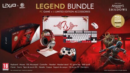 PC Gaming Set "Assassins Creed Shadows" Legend Bundle - Mouse/Keyboard/Mousepad incl. Assassins Creed Shadows PC Vollversion