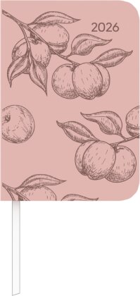 Alpha Edition - Lady Journal Mini Deluxe Salmon 2026 - Taschenkalender 8×12 cm - Weekly - 144 Seiten - hochwertiger Mini-Planer mit Tucson-Einband & Motivprägung - kompakter Terminplaner für unterwegs