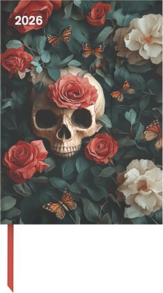Skull 2026 - Diary - Buchkalender - Taschenkalender - 16x22