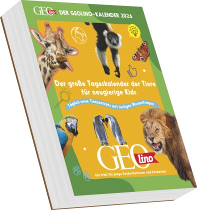 Der GEOlino-Kalender Der große Tageskalender der Tiere für neugierige Kids