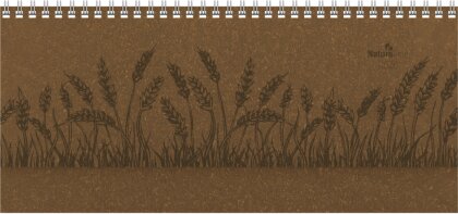 Tisch-Querkalender Nature Line Malt 2026 - Tisch-Kalender - Büro-Kalender quer 29,7x13,5 cm - 1 Woche 2 Seiten - Umwelt-Kalender - mit Hardcover