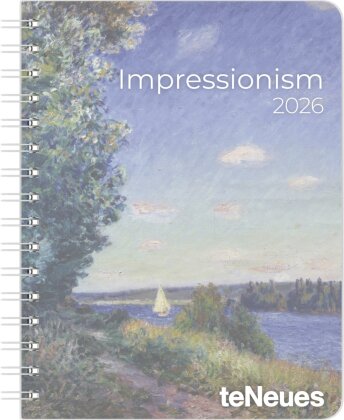 Impressionism 2026 - Diary - Buchkalender - Taschenkalender - Kunstkalender - 16,5x21,6