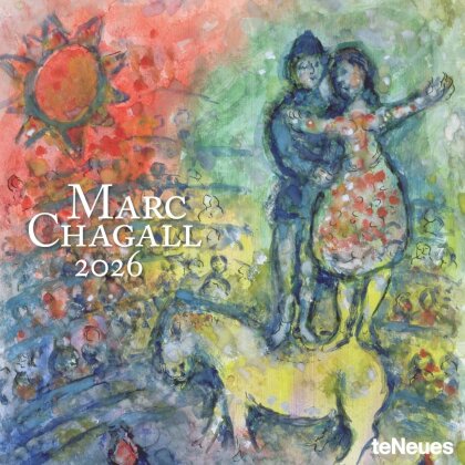 Marc Chagall 2026 - Wand-Kalender - Broschüren-Kalender - 30x30 - 30x60 geöffnet - Kunst-Kalender