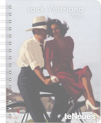 Jack Vettriano 2026 - Diary - Buchkalender - Taschenkalender - Kunstkalender - 16,5x21,6