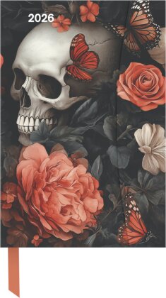 Skull 2026 - Diary - Buchkalender - Taschenkalender - 10x15