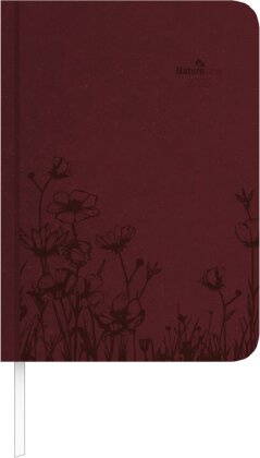Wochen-Minitimer Nature Line Flower 2026 - Taschen-Kalender A6 - 1 Woche 2 Seiten - 192 Seiten - Umwelt-Kalender - mit Hardcover - Alpha Edition