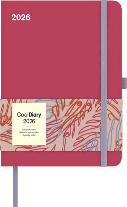 Sunset Coral 2026 - Diary - Buchkalender - Taschenkalender - 16x22