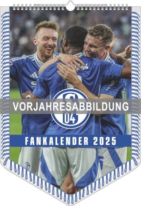 FC Schalke 04 2026 - Bannerkalender - Fan-Kalender - Fußball-Kalender - Wand-Kalender - 29,7x42 - Sport