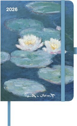 Claude Monet 2026 - Buchkalender - Taschenkalender - Kunstkalender - 16x22