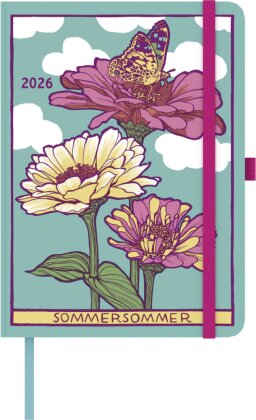 teNeues - Kat Menschik - Notizkalender - Blumen 2026 | Kalender & Notizbuch 16x22 cm mit Illustrationen für Kreative, Kunstliebhaber & Blumenfans