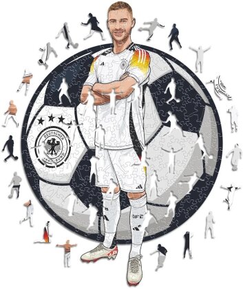 Joshua Kimmich (Deutsche Nationalmannschaft) - Holz Puzzle Grösse S (150 Teile)