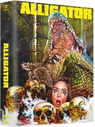 Alligator (1980) (Cover A, Édition Limitée, Mediabook, 4K Ultra HD + Blu-ray)