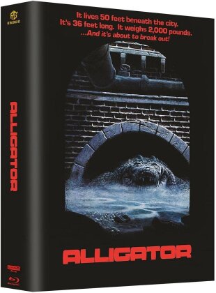 Alligator (1980) (Cover B, Édition Limitée, Mediabook, 4K Ultra HD + Blu-ray)