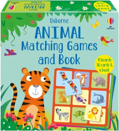 Animal Matching Games and Book