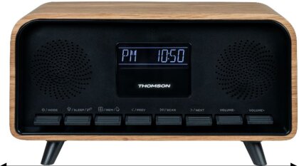Thomson Radiowecker RT850DABBT [Bluetooth, DAB] - black/wood