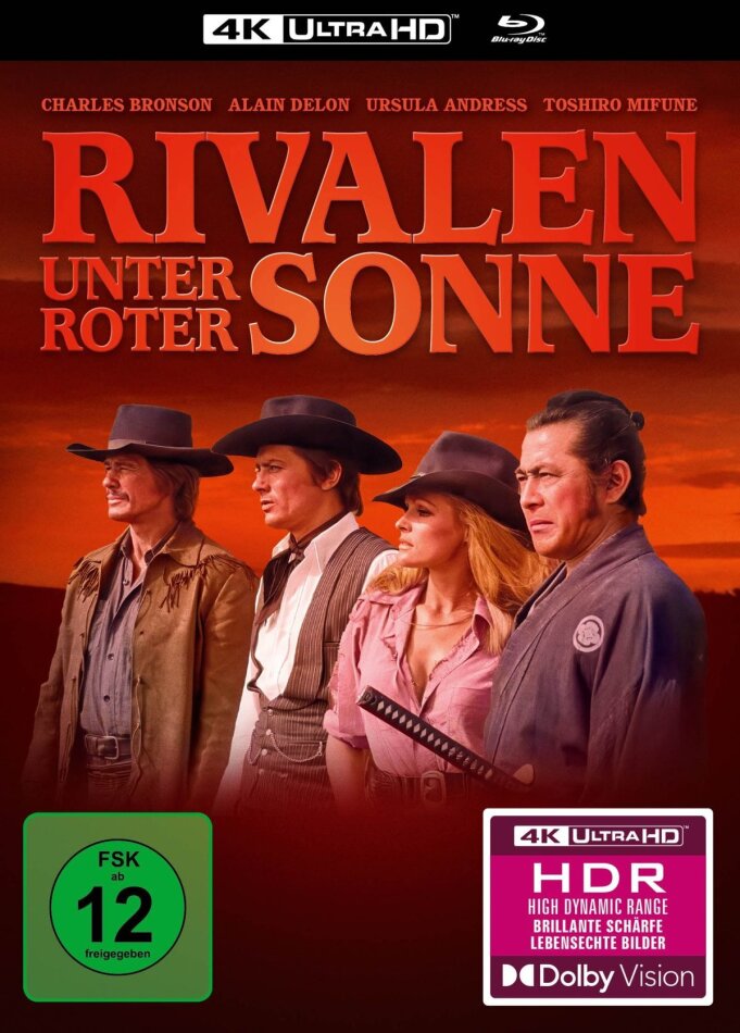 Rivalen unter roter Sonne (1971) (Limited Collector's Edition, Mediabook, 4K Ultra HD + Blu-ray)