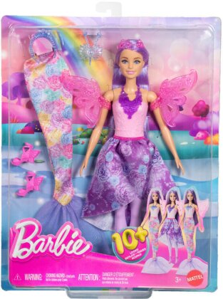 Barbie 3-in-1 Fantasy Puppe