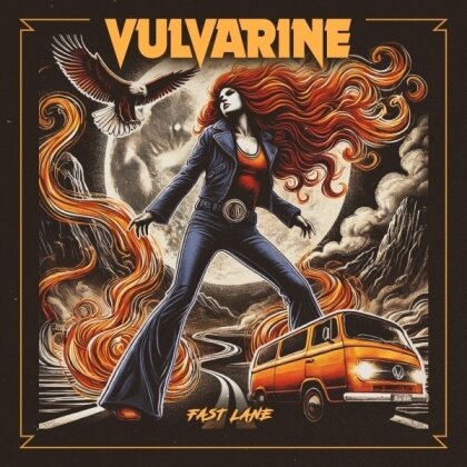 Vulvarine - Fast Lane (Translucent Orange Vinyl, LP)