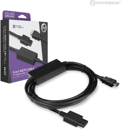 Câble 3 en 1 (Snes, N64 - Game Cube) HDMI