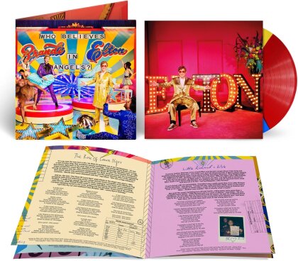Elton John & Brandi Carlile - Who Believes In Angels? (Limited Edition, Tri-Color Vinyl, LP)