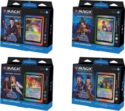 Magic: The Gathering - Assortiment de Decks Commander Doctor Who (4 Deck Commander)